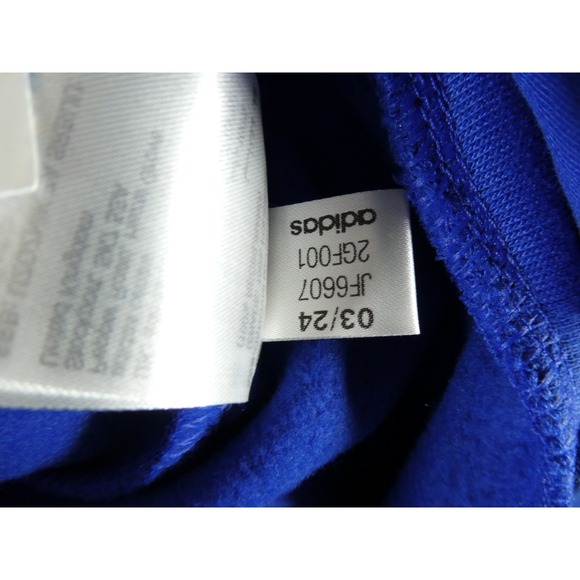 Adidas Men's Sun Hoodie JF6607 Semi Lucid Blue XL UPF Lightweight Long Sleeve - Picture 7 of 11